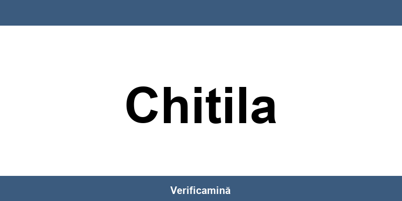 Contact Enel (PPC) în Chitila - Număr de telefon