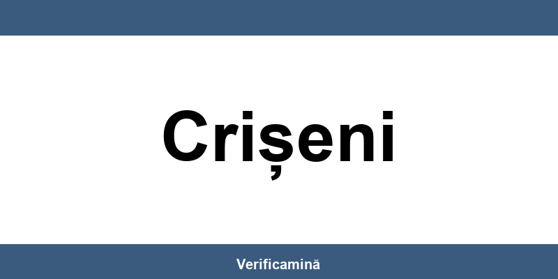 Contact Enel (PPC) în Crișeni - Număr de telefon